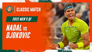 Nadal vs Djokovic 2022 Men's quarterfinal | RolandGarros Classic Match