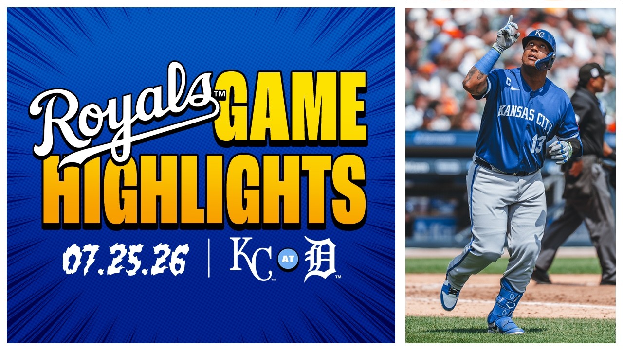 Salvy Makes Royals HISTORY | Royals vs. Tigers Highlights 7/25/26