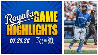 Salvy Makes Royals HISTORY | Royals vs. Tigers Highlights 7/25/26