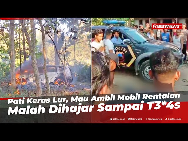 Pemilik Rental T3*4s Dihajar Massa saat Ambil Mobil di Sukolilo Pati class=