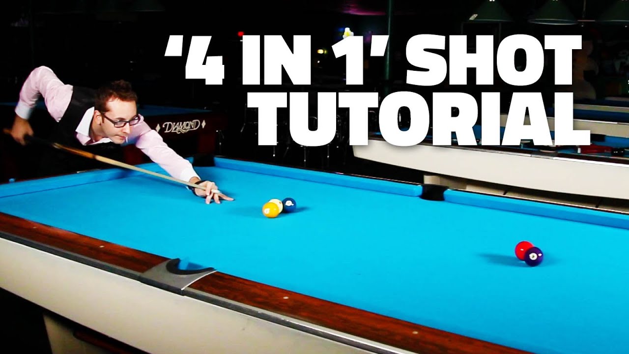 Billiards Tutorial - The 4-IN-1 SHOT