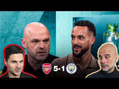 MOTD Arsenal vs Man City 5-1 🔥Danny Murphy analysis on Arteta young scorers vs Guardiola