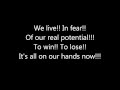 Rise against  black masks  gasoline lyrics