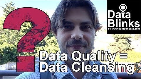 Is Data Quality All About Data Cleansing? #datacleansing #dataquality