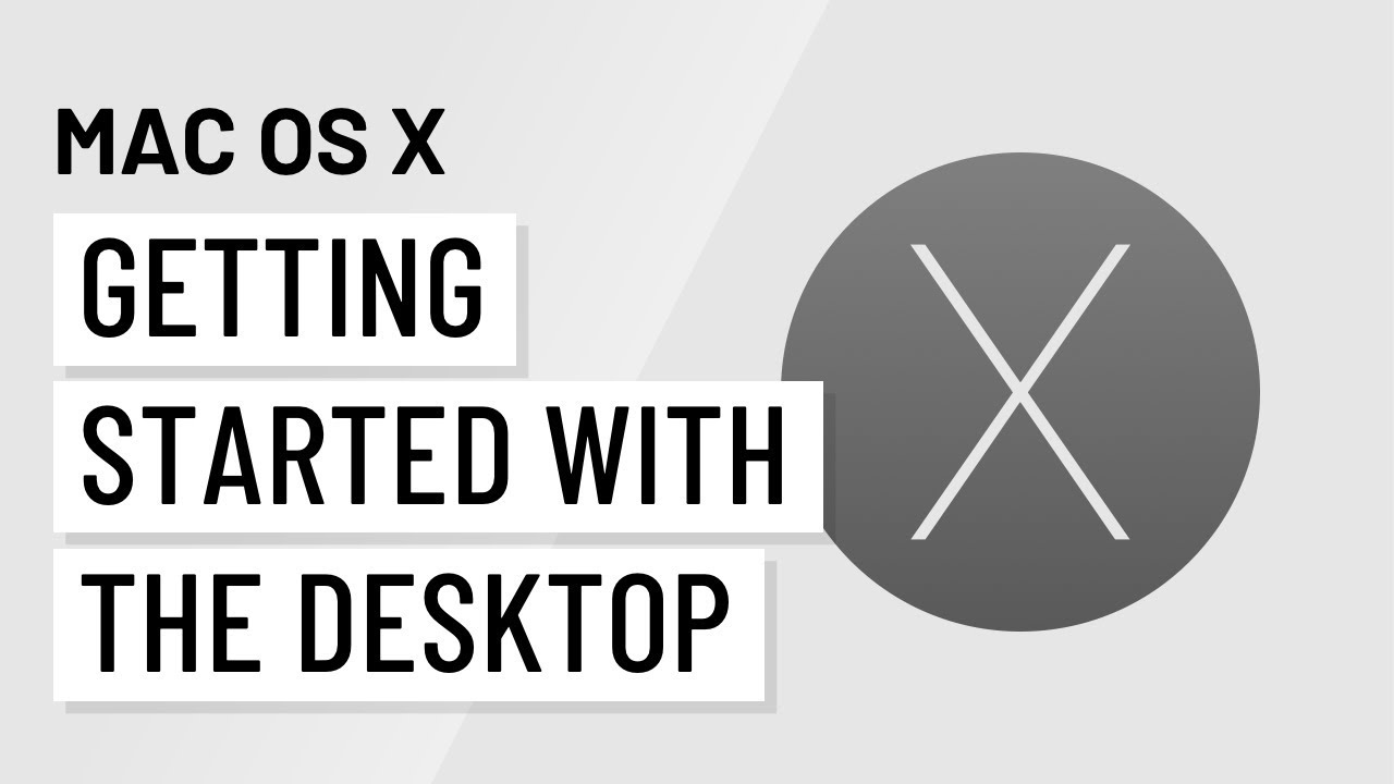 ⁣Mac OS X Basics: Getting Started with the Desktop