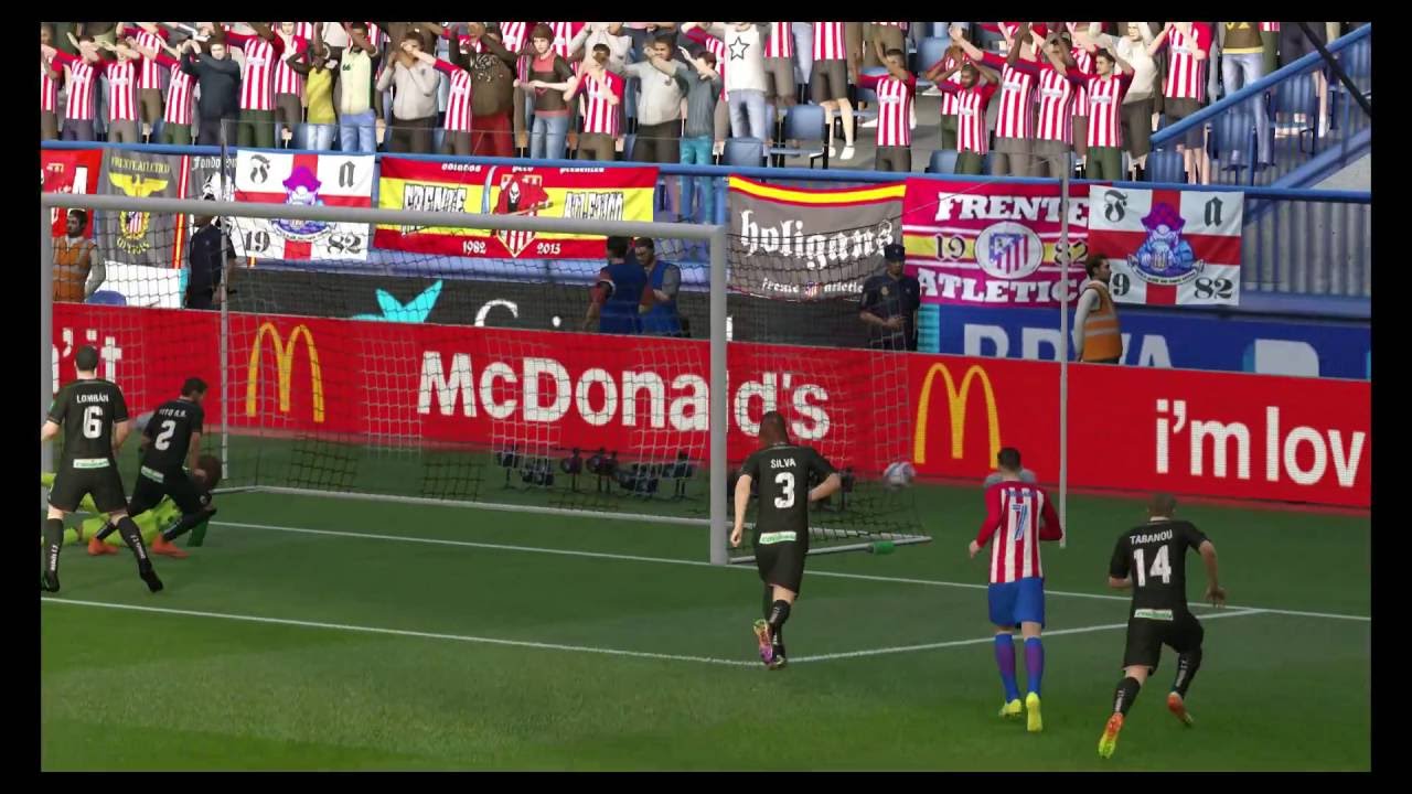 Atletico Madrid vs Granada CF | LA LIGA Santander 2016 | Fifa 16 | PC gameplay