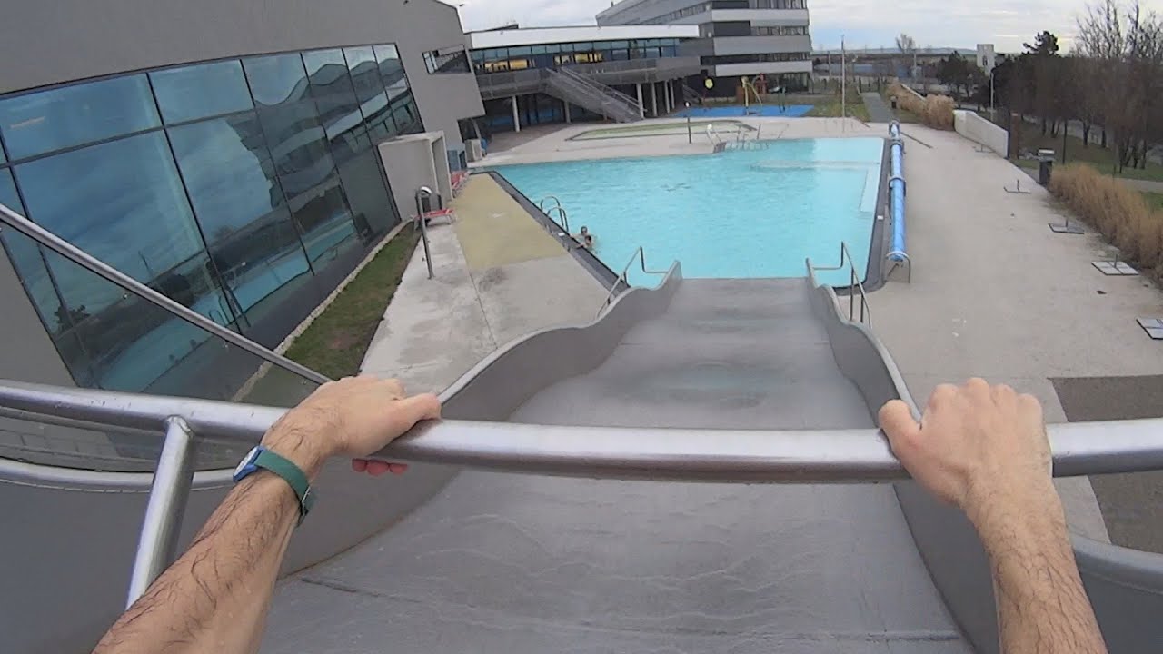 Metal Wave Water Slide At Therme Wien YouTube metal-wave-water-slide-at-therme-wien-youtube