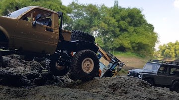 RC : WPL C14, MN99 and MN99s Group Off-road Driving