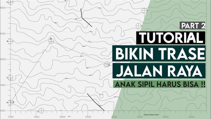 Perencanaan Trase Jalan (2/2) | Geometri Jalan #1 - YouTube