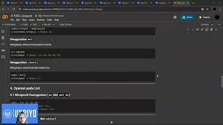 Tugas video Pemrograman Dechinta M Z materi List dalam python Guide