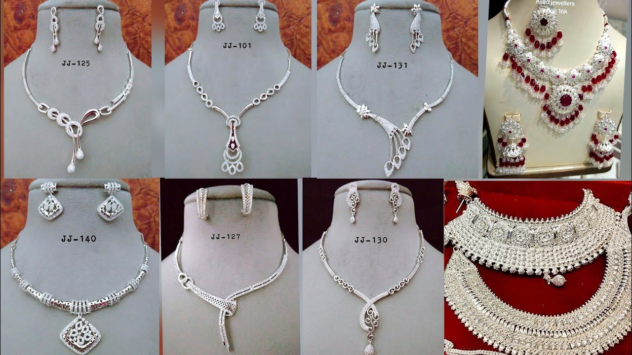 ২০২৬ আপডেট আকর্ষনীয় সিম্পল রূপার নেকলেস/unique trendy stylist silver necklace ideas/rupar golar har