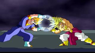 Vegeto & Broly Fusion Vs Zamasu Fan Animation Fr