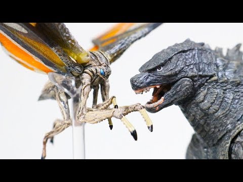 Neca 海外のモスラとゴジラのフィギュアをレヴュー ゴジラ キング オブ モンスターズ S H Monsteraarts Godzilla King Of The Monsters Mothra Youtube