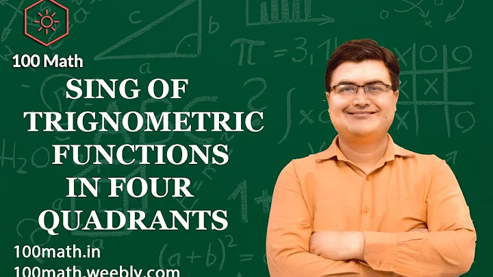 Sign Of Trignometric Functions In Four Quadrants  ...