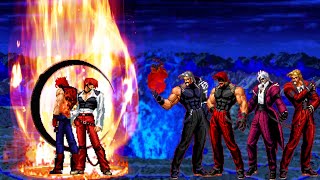 [KOF MUGEN] True Iori X Vs. Rugal Team