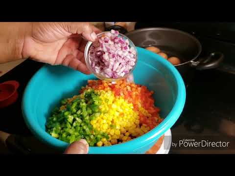 Black Bean salad with Corn