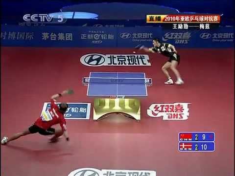 2010 Euro-Asia: Michael Maze vs. Wang Liqin (end)