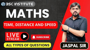 Time, Distance and Speed |  Class 3  | Time, Distance and Speed Trick | Maths by Jaspal Sir