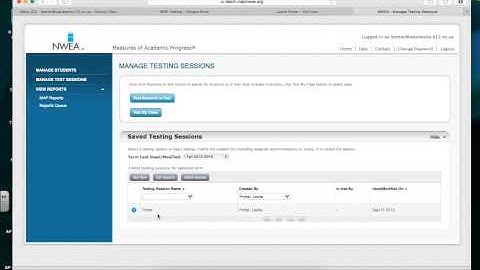 MAP Login & Rostering & Testing Tutorial