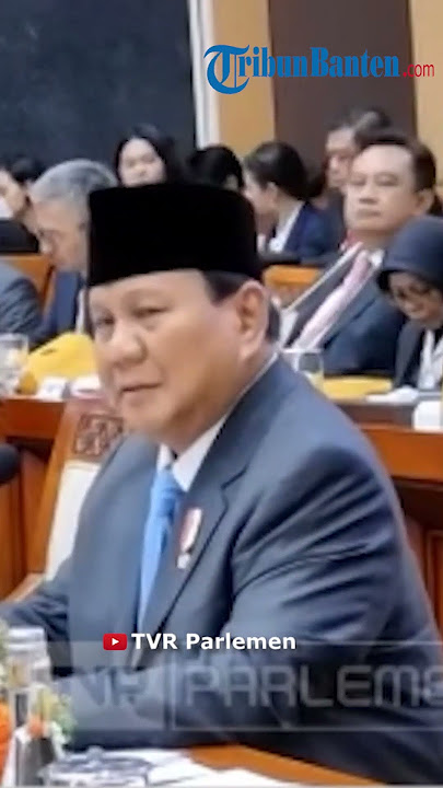 Prabowo Bicara Kemungkinan Pecahnya Perang Dunia Ke 3 saat Di Depan Komisi I DPR
