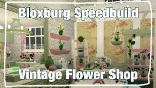 Vintage Flower Shop (Mobile)~Roblox Welcome To Bloxburg