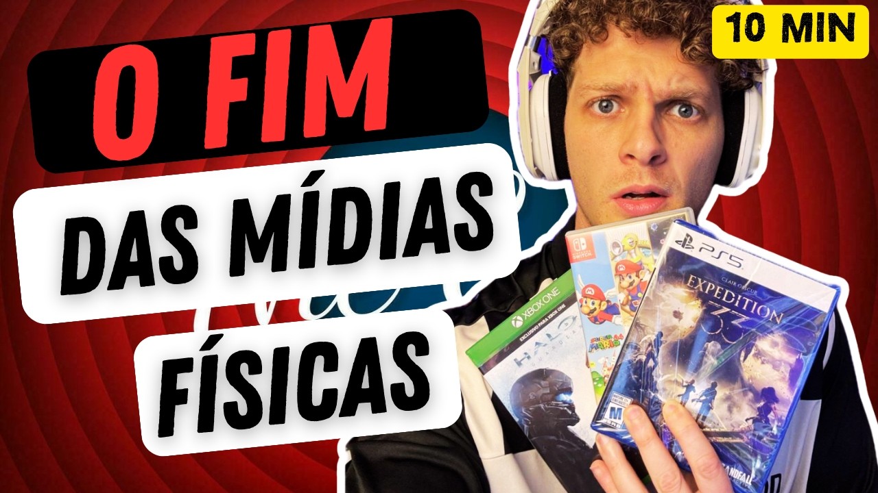 O FIM das MÍDIAS FÍSICAS - Vamos Conversar !!!!