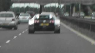 Chrome Bugatti Veyron Spotted on Motorway