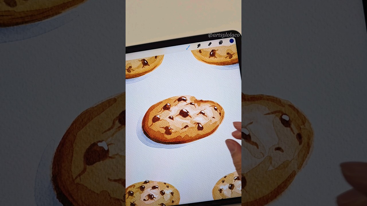 SIMPLE Way to Paint Cookies 🍪 Easy Steps 