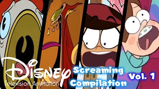 Disney Television Animation Cartoons Screaming Compilation Volume 1