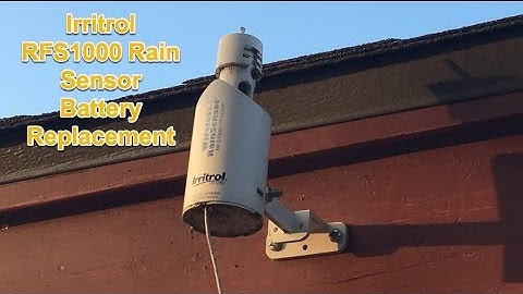 Irritrol Rain Sensor Battery Replacement RFS1000 CR2032
