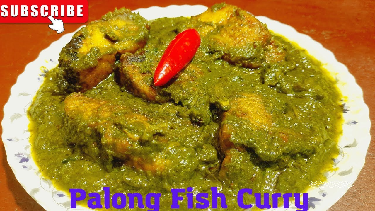 Spinach Fish Curry Recipe। পালং দিয়ে রুই মাছের কারি রেসিপি।Palong fish
