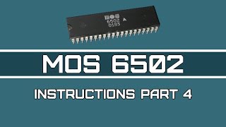 6502 Assembly Programming - Video 12: Instructions Part 4 (Jump and Branch)