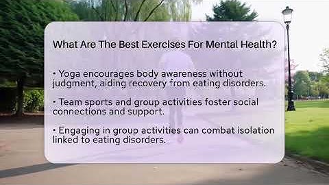 What Are The Best Exercises For Mental Health? - Inside Body Image