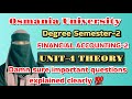 FA-2 UNIT-4 DAMN SURE THEORY QUESTIONS EXPLAINED // DEGREE SEM-2 FINANCIAL ACCOUNTING-2 //UNIT4 FA-2