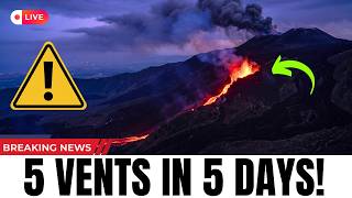 Etna Just CRACKED Open 5 New Vents In 5 Days On The Flank That's Sliding Into The Sea!