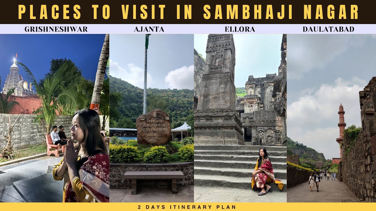 Places To Visit in Aurangabad I Grishneshwar Jyotirlinga I Ajanta & Ellora Caves I Itinerary Plan I