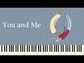 ♪ The Daydream: You and Me - Piano Tutorial