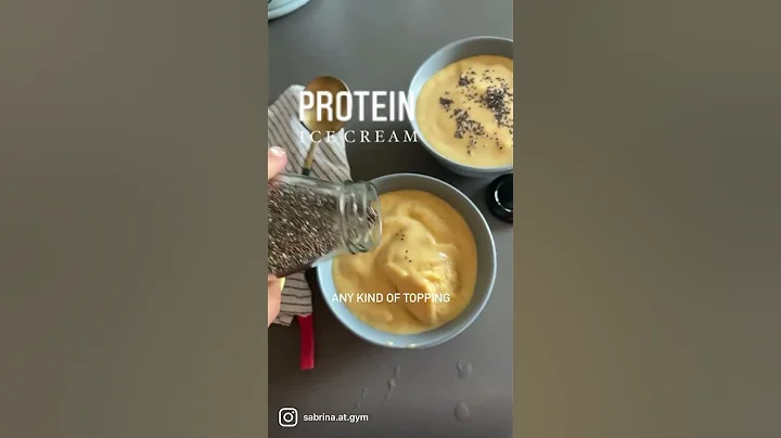 How to Make PROTEIN Ice Cream (recipe included)
