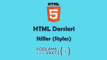 HTML Dersleri #7 - Stiller (Styles)