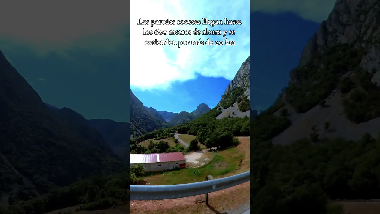 Desfiladero de La Hermida: Un viaje entre montañas y naturaleza ⛰️😍#shorts