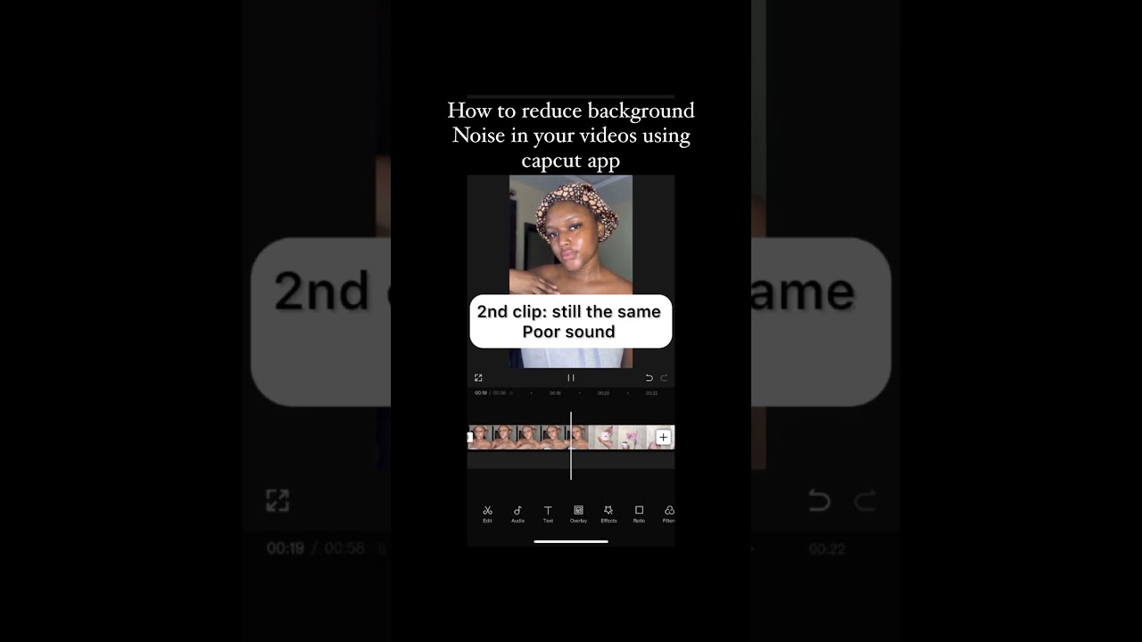 How to reduce background noise using 