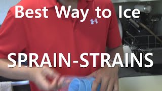 Best Way to Ice a Swollen Ankle or Any Acute Sprain Injury (2 min video)