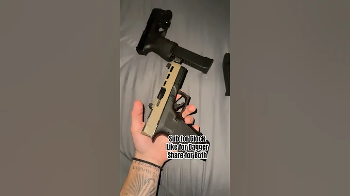 Glock 19 gen 5 VS PSA Dagger #airsoft #safety #shorts