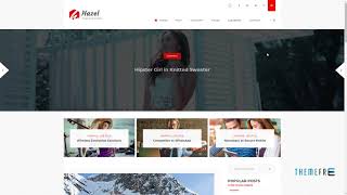 Hazel - Personal Blog HTML Template        Chris Porter