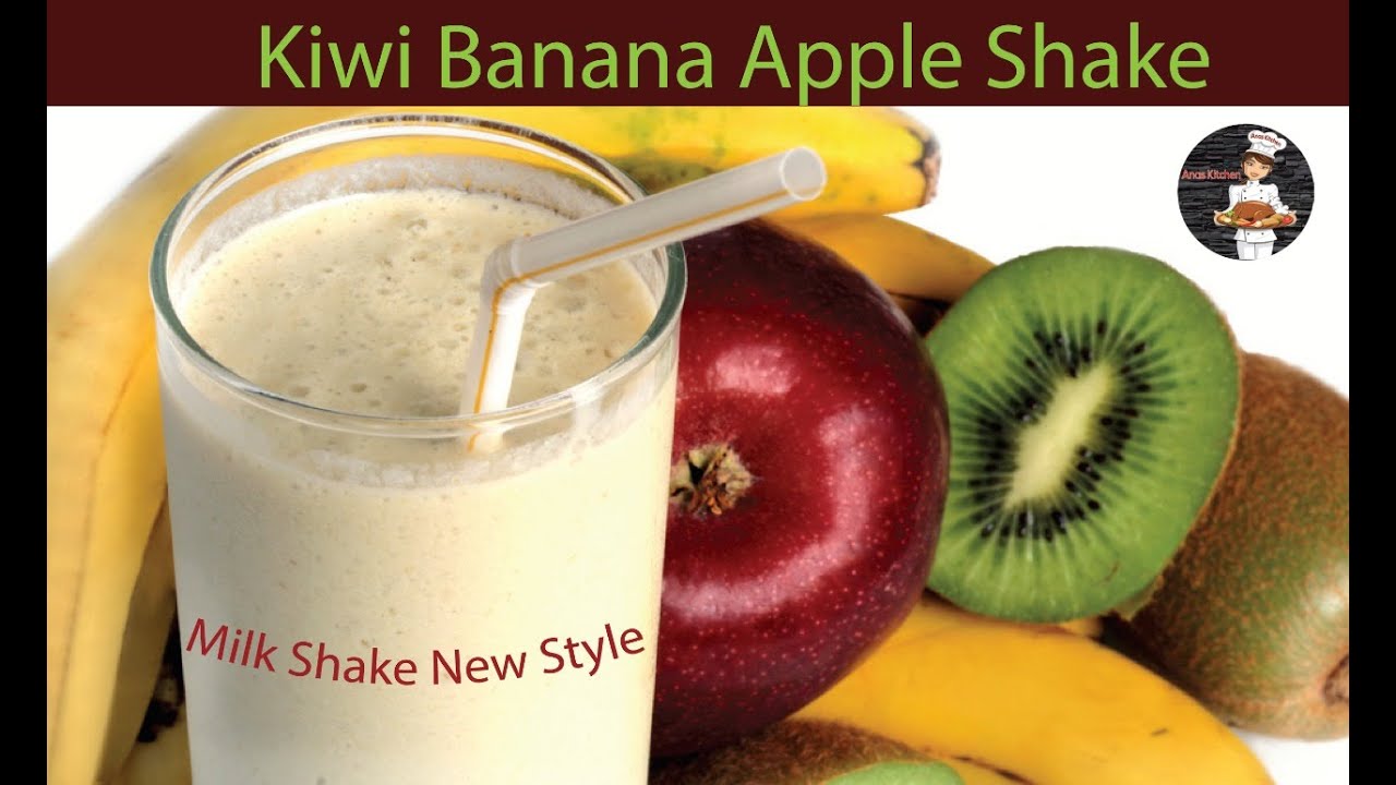 Kiwi banana apple Milk Shake recipe | #Kiwi_Smoothie #Yummy_Smoothie # ...