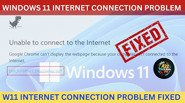 Internet Connection Not Working Windows 11