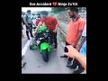 Live accident of ninja zx10r  total loss super bike  superbike