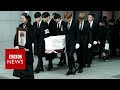 A tearful farewell to kpop star jonghyun  bbc news