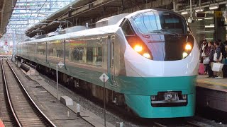 E657系K17編成 グリーンレイクときわ67号 東京駅発車。