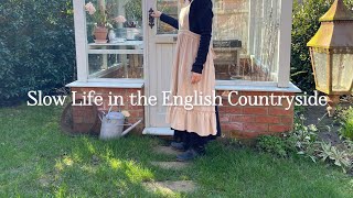 イギリス田舎暮らし | グリーンハウスの大掃除 | ヨーグルトで作るヘルシーなティラミス